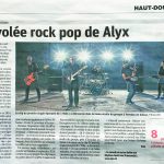 L’Est Républicain : l’envolée rock pop de Alyx